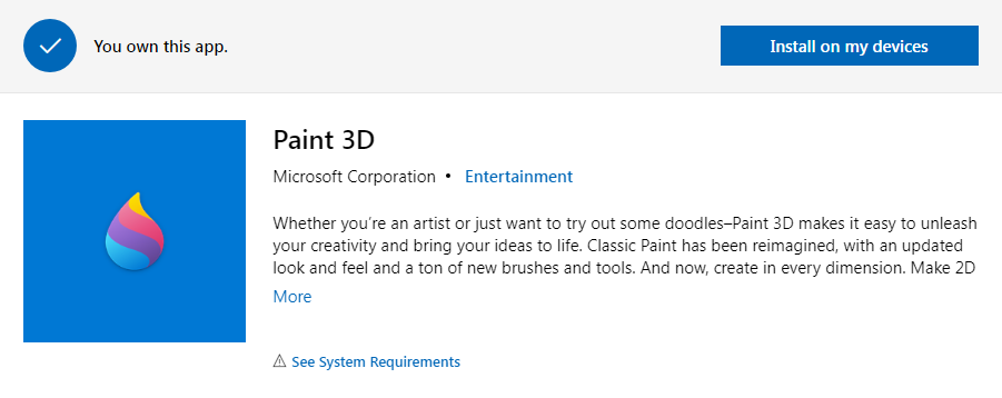 paint 3d microsoft corporation